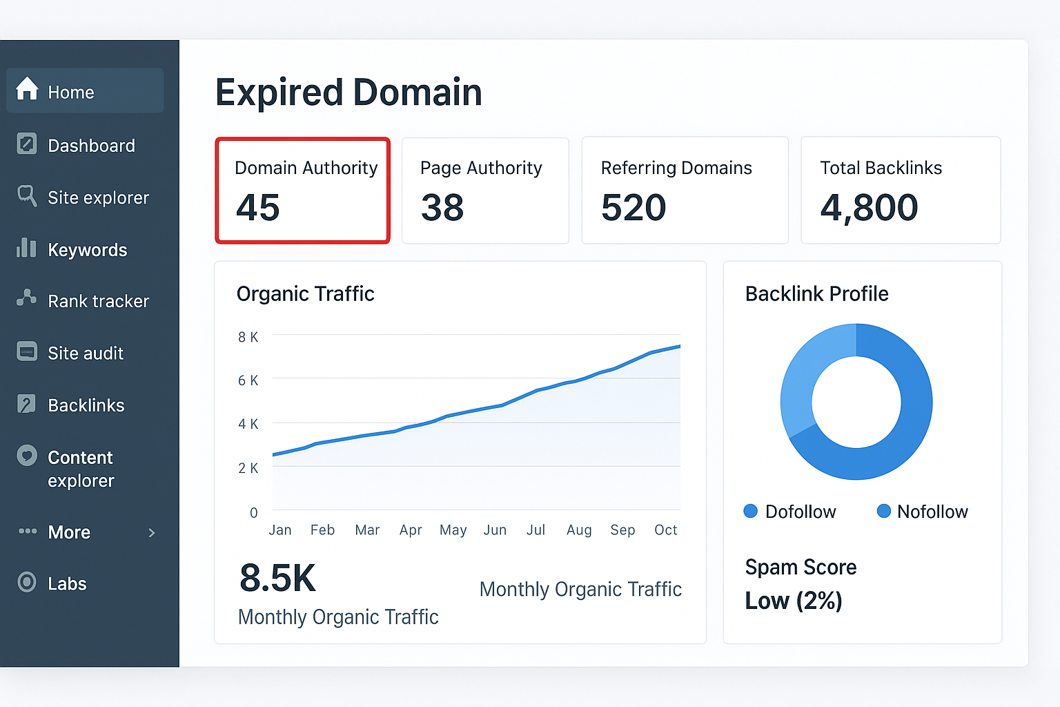 Check the SEO Metrics